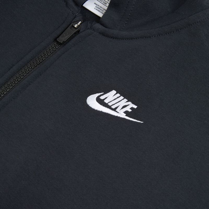 Children's sweatshirt Nike Sportswear Club Fleece FD2931-010 black/white 3