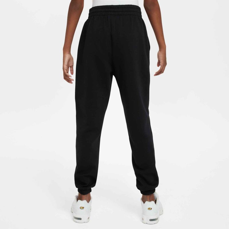 Children's trousers Nike Sportswear Club Fleece black/black/white 2