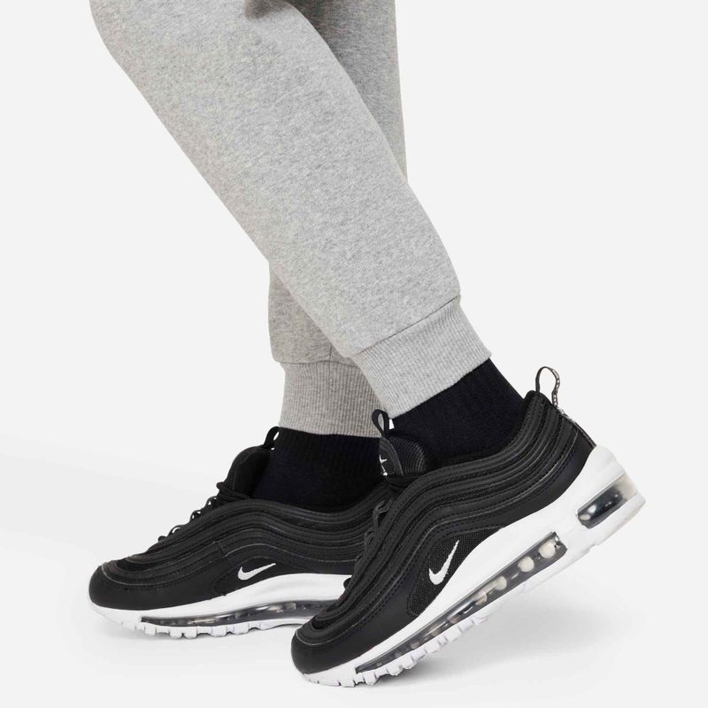 Children's trousers Nike Club Fleece dark grey heather/base grey/white 5