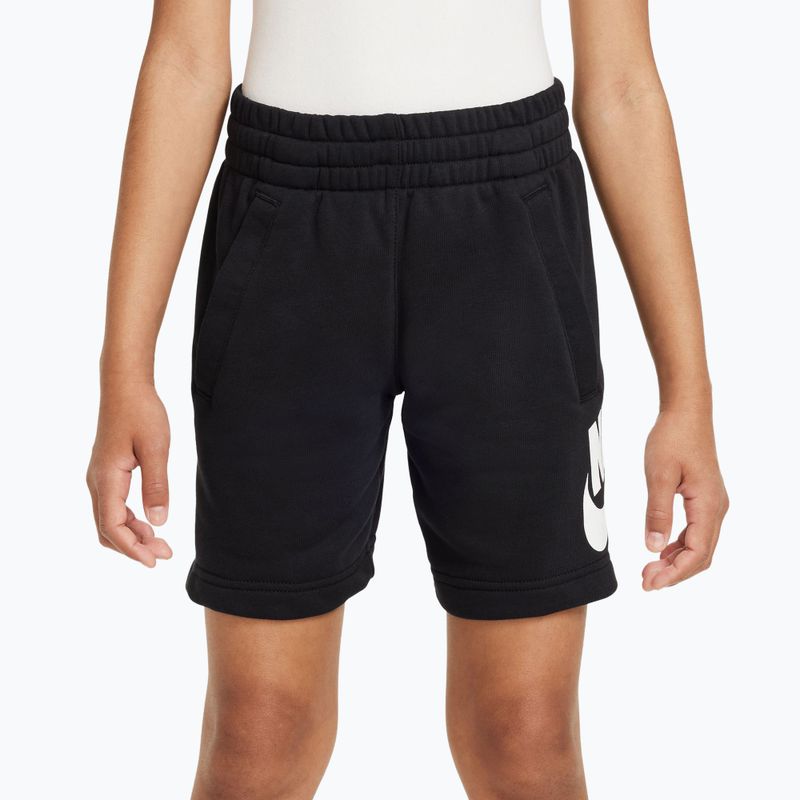 Children's shorts Nike Sportswear Club Fleece black/white 4