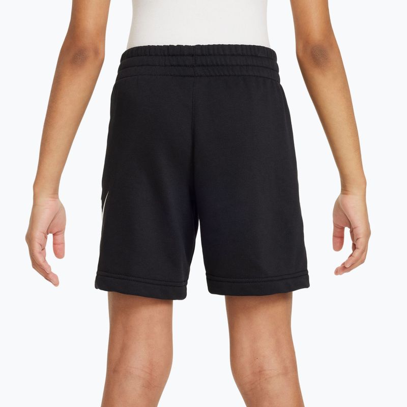 Children's shorts Nike Sportswear Club Fleece black/white 5