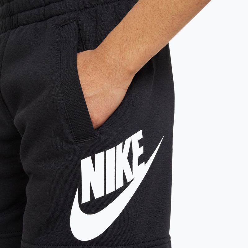 Children's shorts Nike Sportswear Club Fleece black/white 6