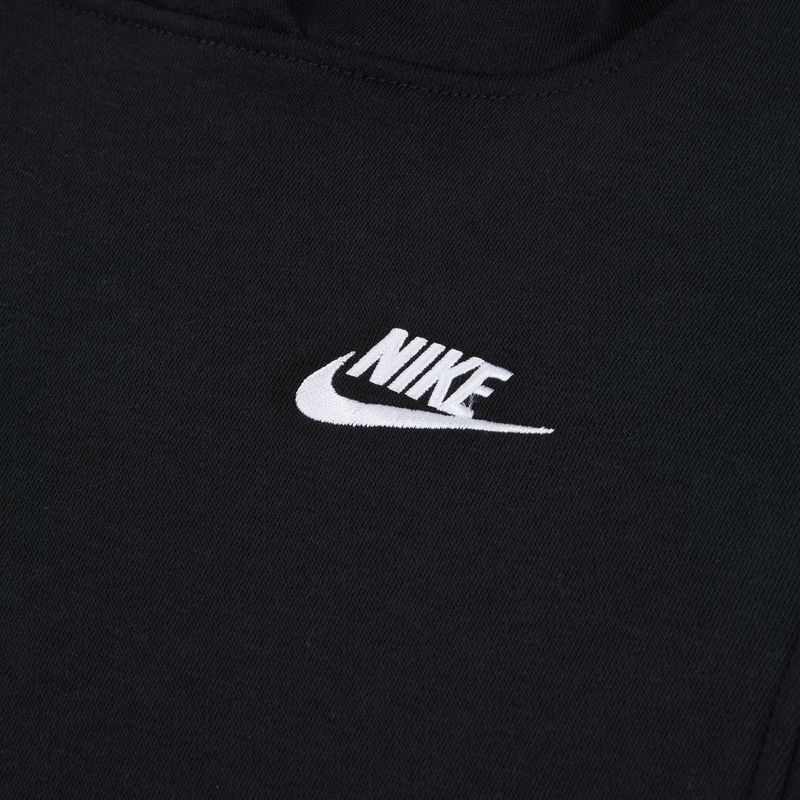 Children's sweatshirt Nike Sportswear Club Fleece black/white 3