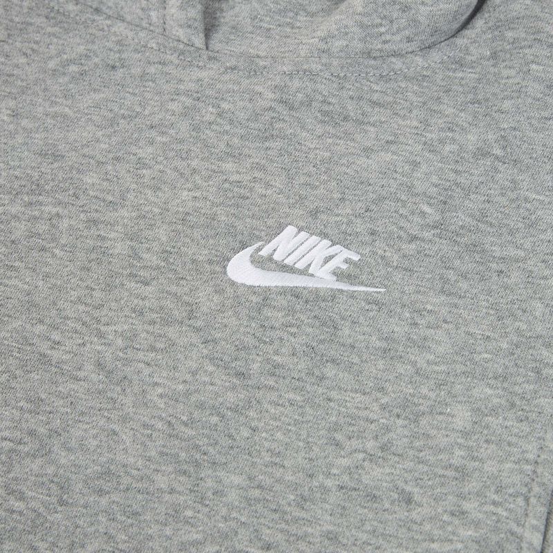 Children's sweatshirt Nike Sportswear Club Fleece dark grey heather/white 3
