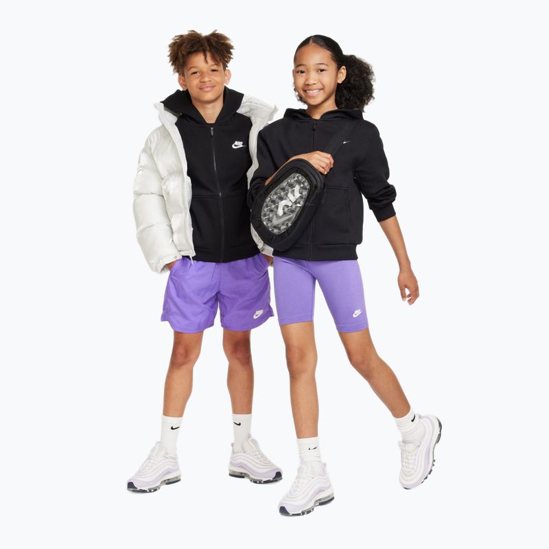 Children's sweatshirt Nike Sportswear Club Fleece black/white 2