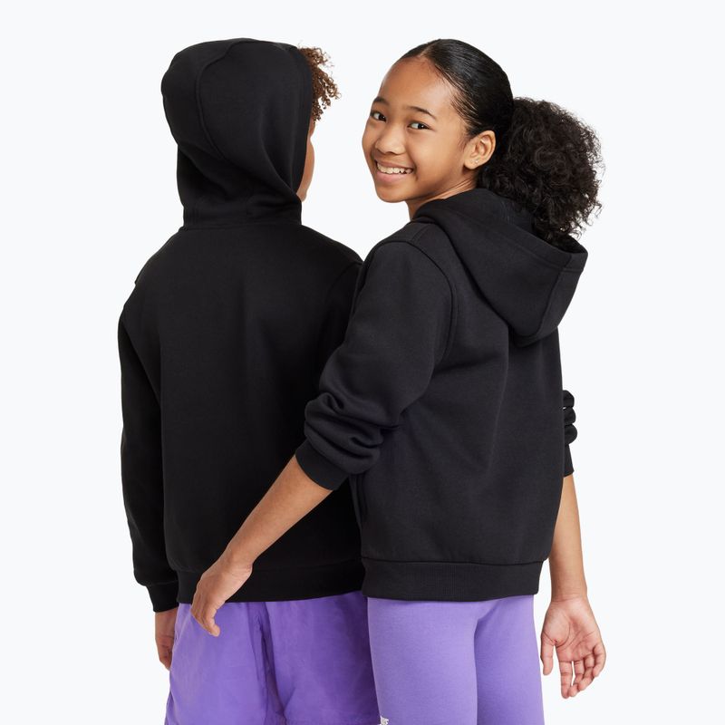 Children's sweatshirt Nike Sportswear Club Fleece black/white 3