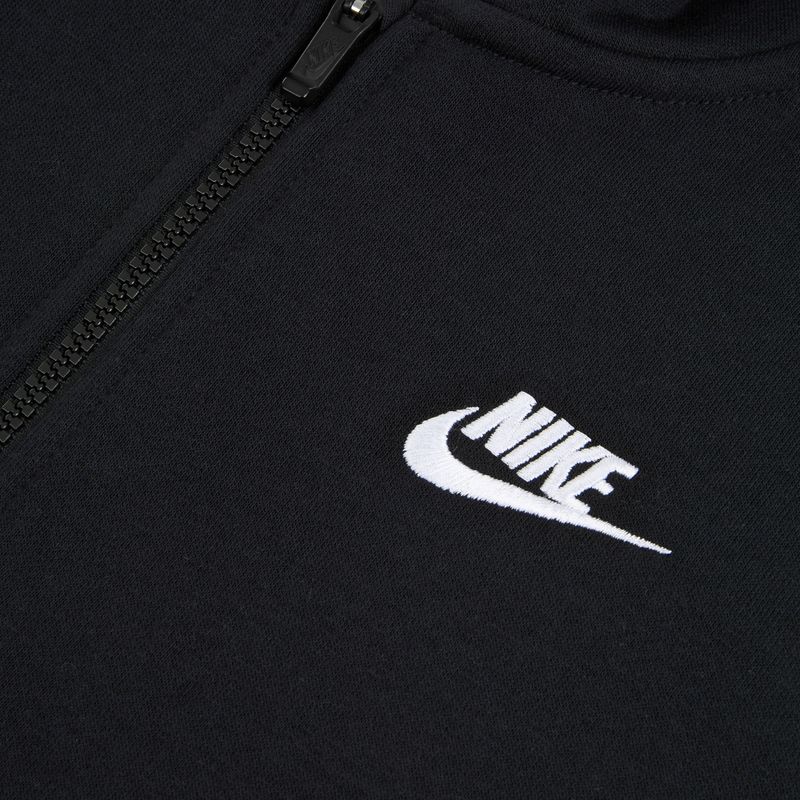 Children's sweatshirt Nike Sportswear Club Fleece black/white 3
