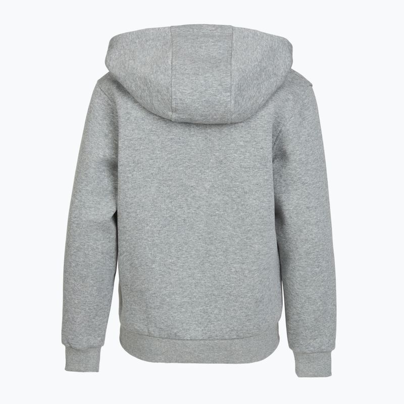 Children's sweatshirt Nike Sportswear Club Fleece dark grey heather/base grey/white 2
