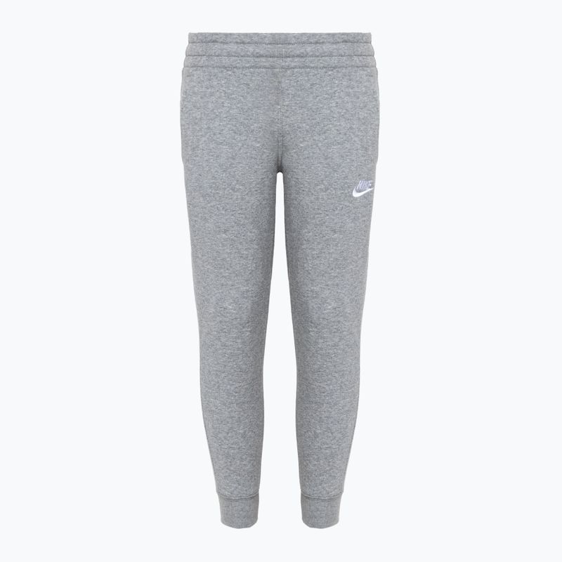 Nike Sportswear dark gray heather/white children's tracksuit 5