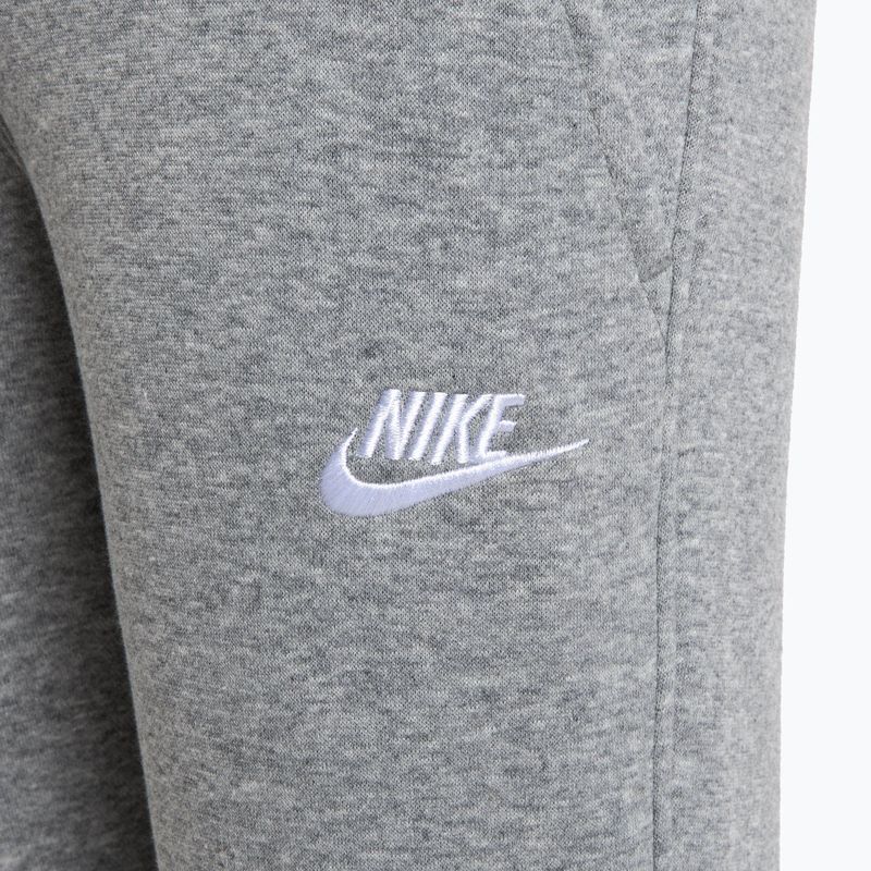 Nike Sportswear dark gray heather/white children's tracksuit 7