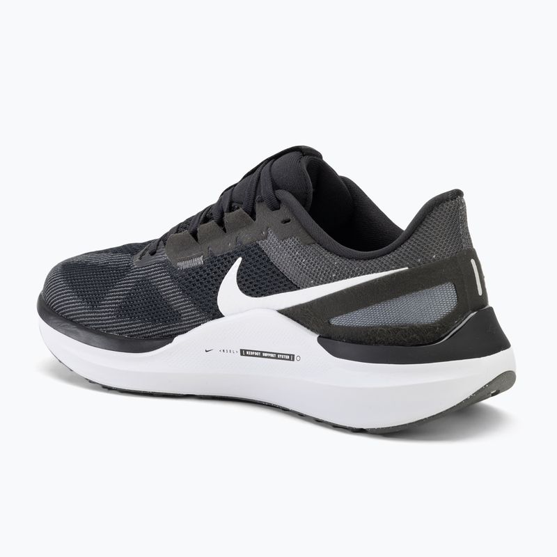 Men's running shoes Nike Structure 25 black/white 3