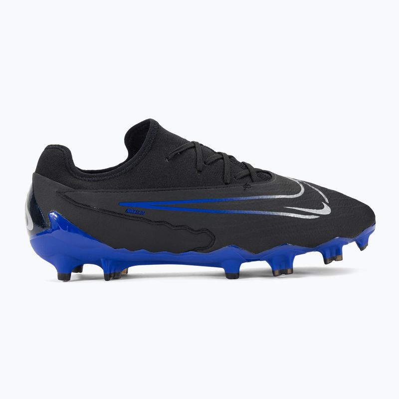 Nike Phantom GX Pro FG black/chrome/hyper royal football boots 2