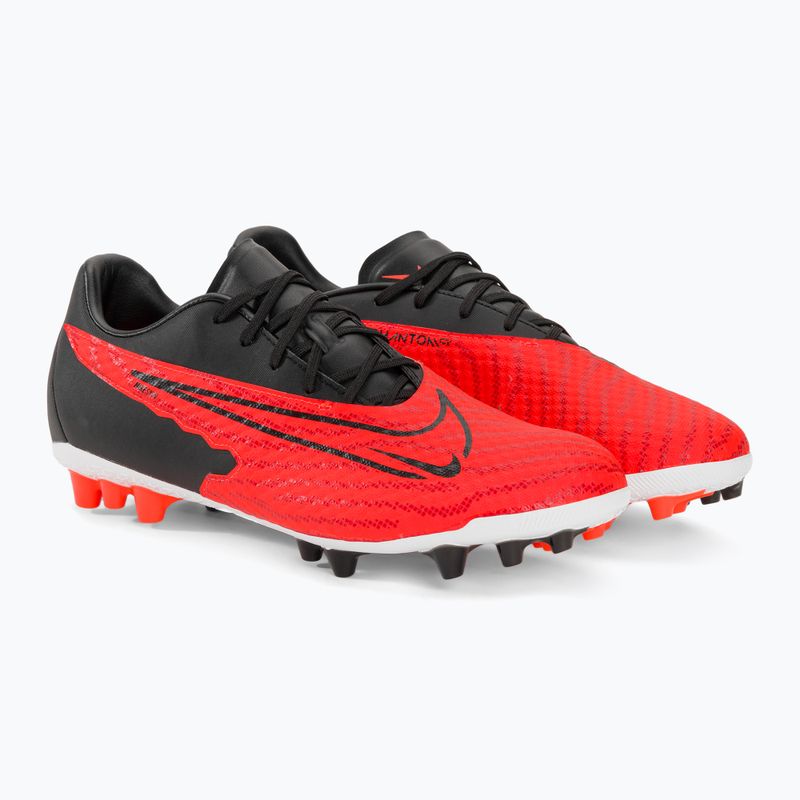 Nike Phantom GX Academy AG bright crimson/black/white football boots 4
