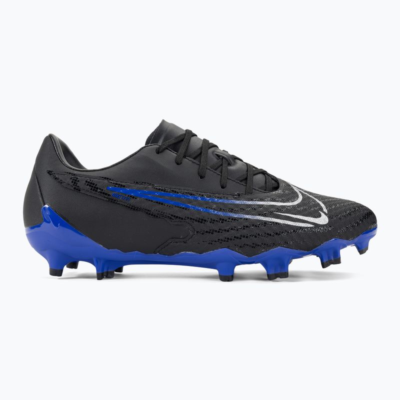 Nike Phantom GX Academy FG/MG black/chrome/hyper royal football boots 2