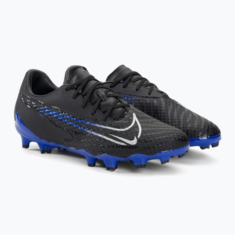 Nike Phantom GX Academy FG/MG black/chrome/hyper royal football boots 4