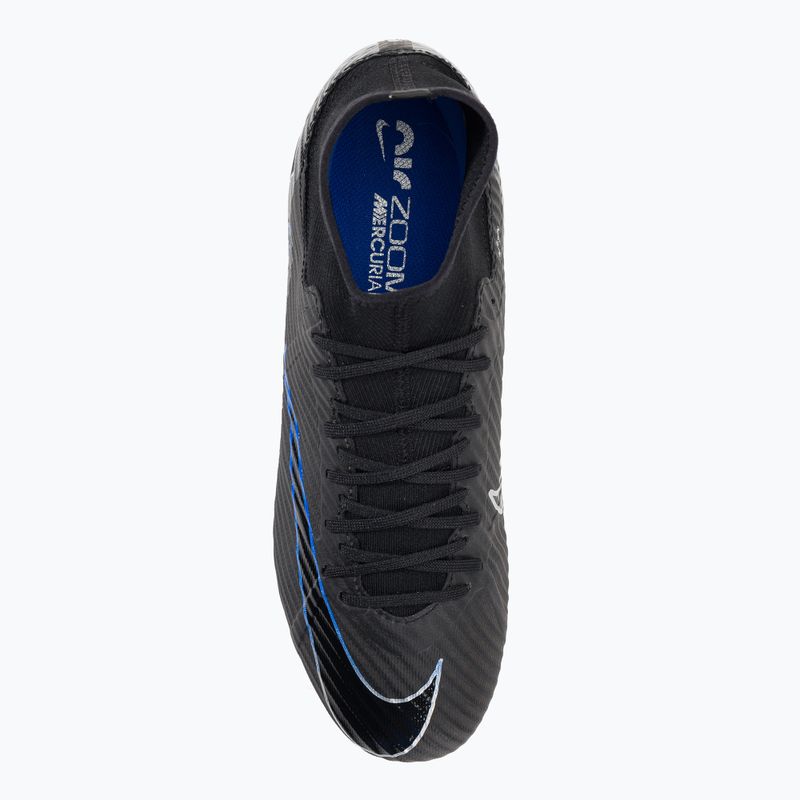 Nike Zoom Mercurial Superfly 9 Academy MG black/chrome/hyper real football boots 6