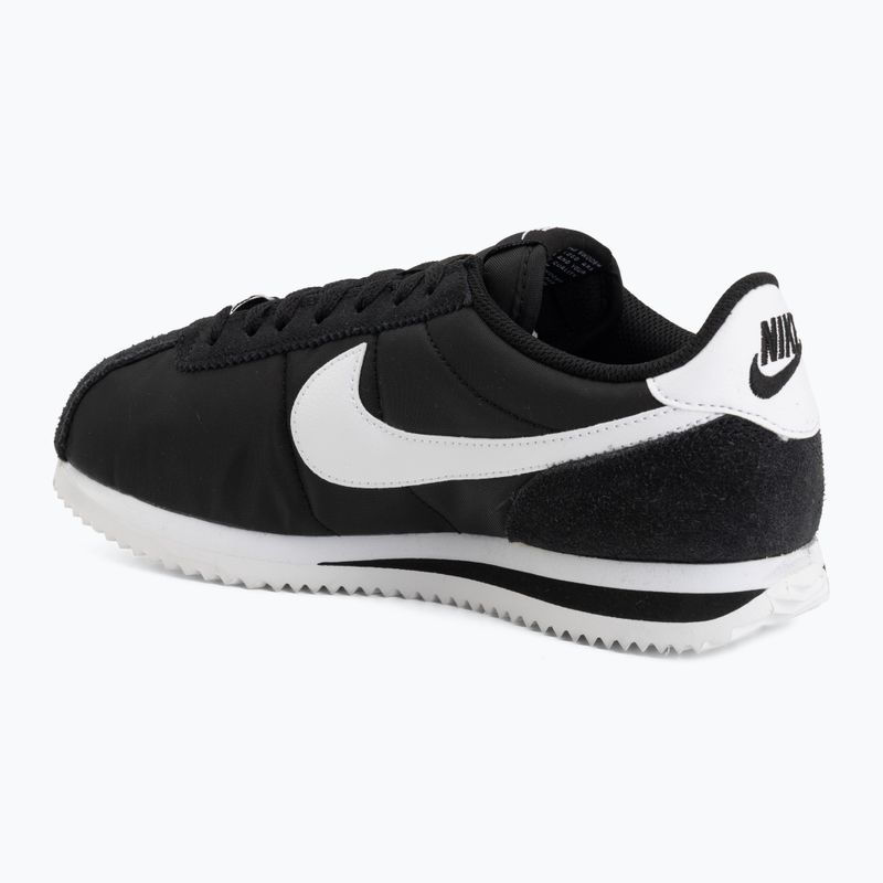 Women's shoes Nike Cortez Textile black/white 3