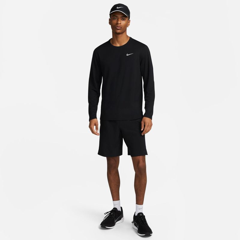Men's Nike Miler Dri-Fit UV black running longsleeve 2
