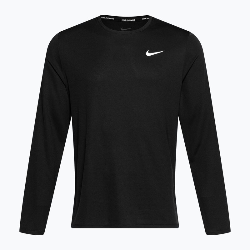 Men's Nike Miler Dri-Fit UV black running longsleeve