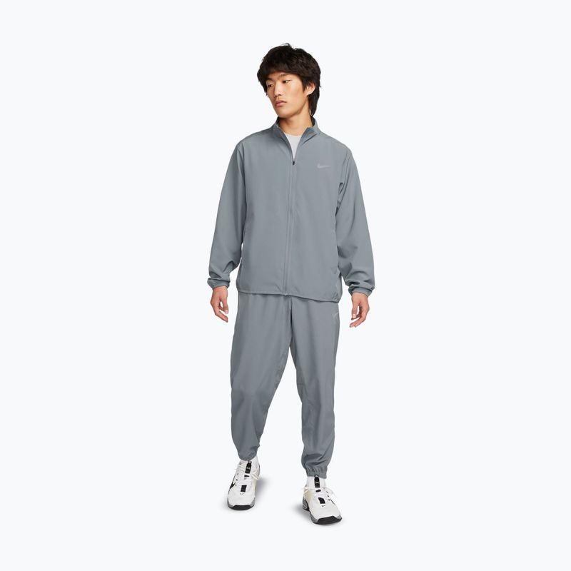 Men's trousers Nike Dri-Fit Form Tapered smoke grey/black 2