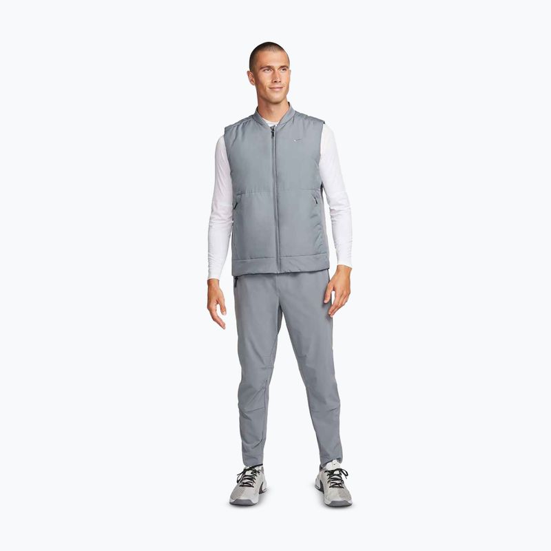 Men's gilet Nike Therma-Fit Unlimited smoke grey/smoke grey 2