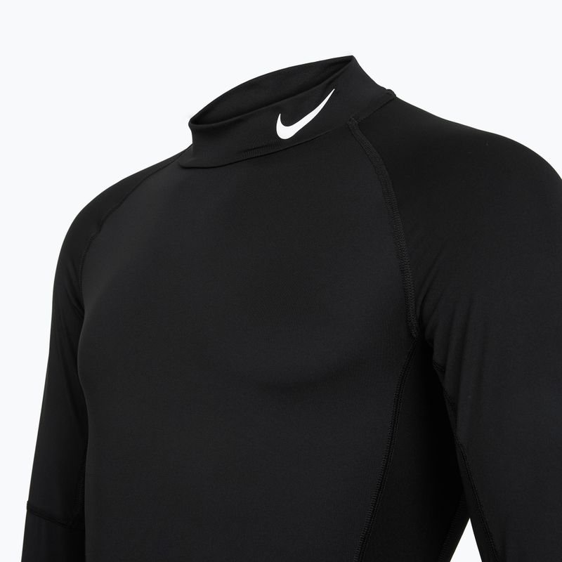 Men's training longsleeve Nike Pro Dri-Fit Mock-Neck black/white 8