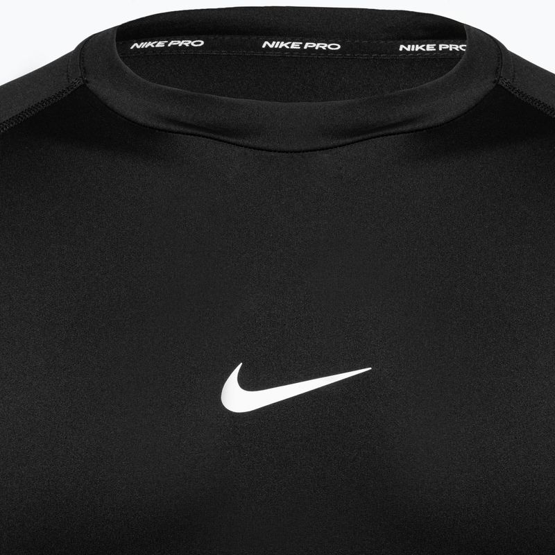 Men's Nike Pro Dri-Fit Tight Fitness Longsleeve black/white 3