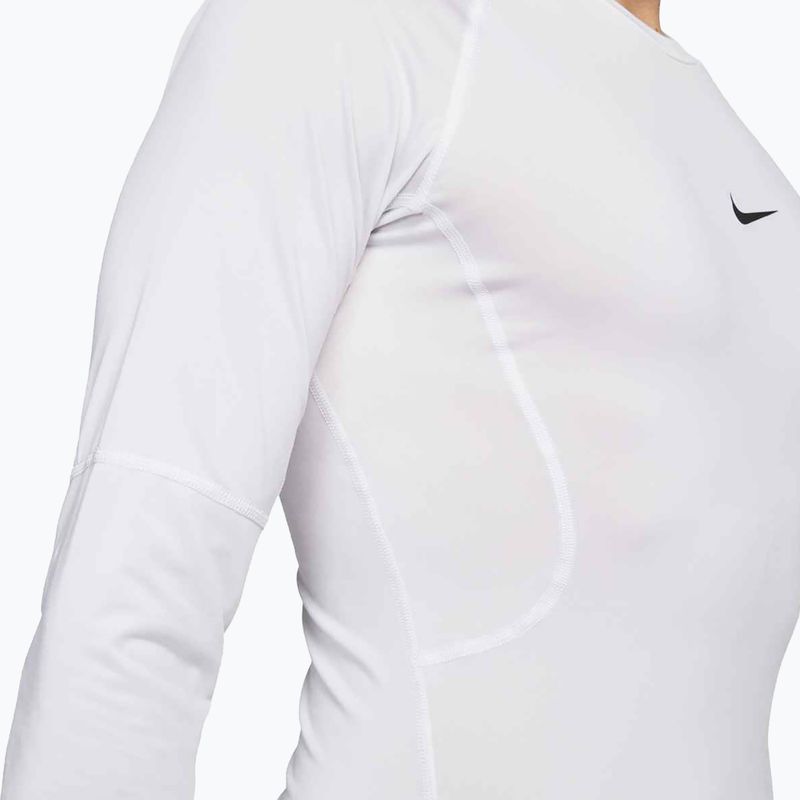 Men's training longsleeve Nike Pro Dri-Fit Tight Fitness white/black 6
