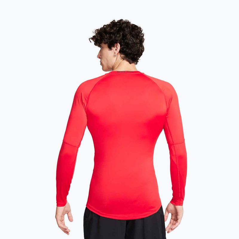 Men's training longsleeve Nike Pro Dri-Fit Tight Fitness university red/black 3