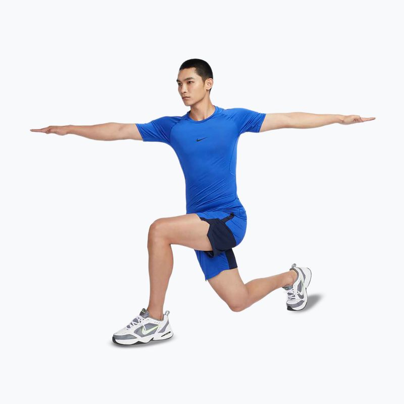 Men's training T-shirt Nike Pro Dri-Fit Tight Fitness game royal/black 2