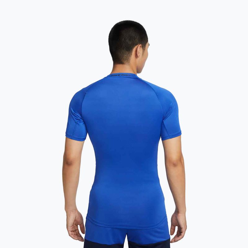 Men's training T-shirt Nike Pro Dri-Fit Tight Fitness game royal/black 3