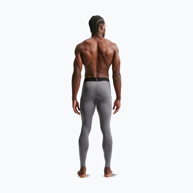 Men's training leggings Nike Pro Dri-Fit Tight Fitness smoke grey/black 3