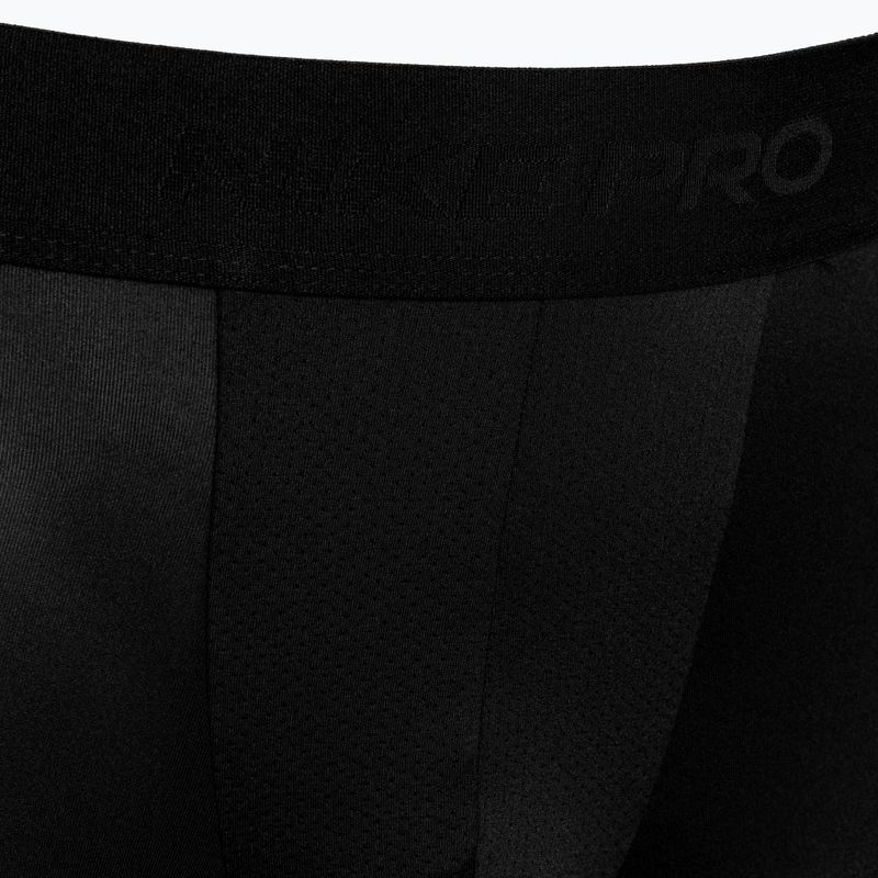 Men's Nike Pro Dri-Fit Fitness training shorts black/white 4