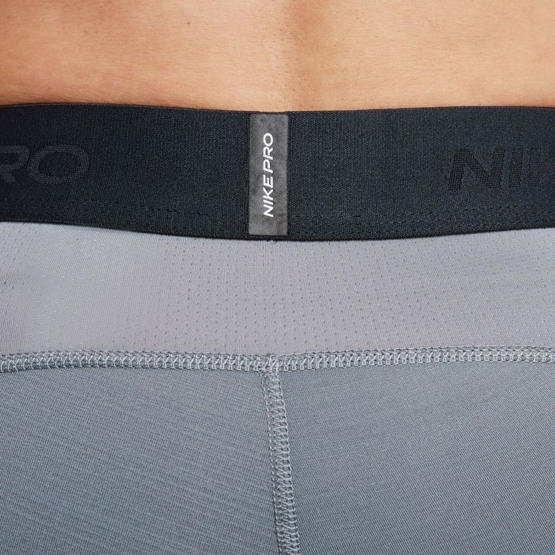 Men's leggings Nike Pro Warm smoke grey/black 5