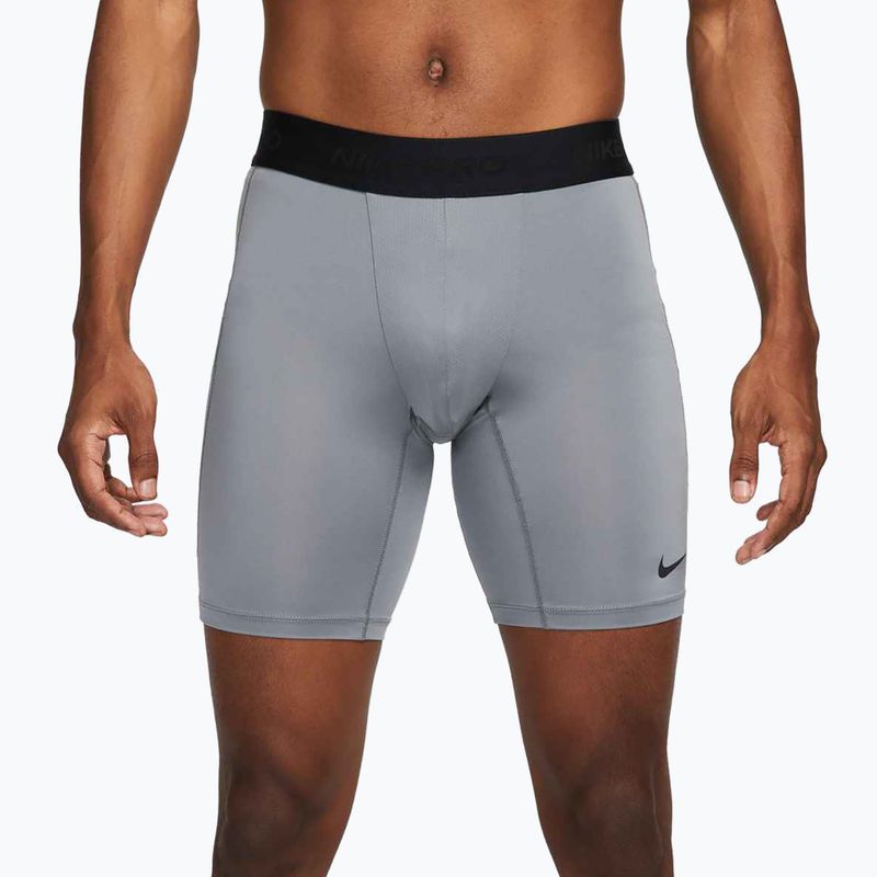 Menʼs training shorts Nike Pro Dri-Fit Fitness Long smoke grey/black 3