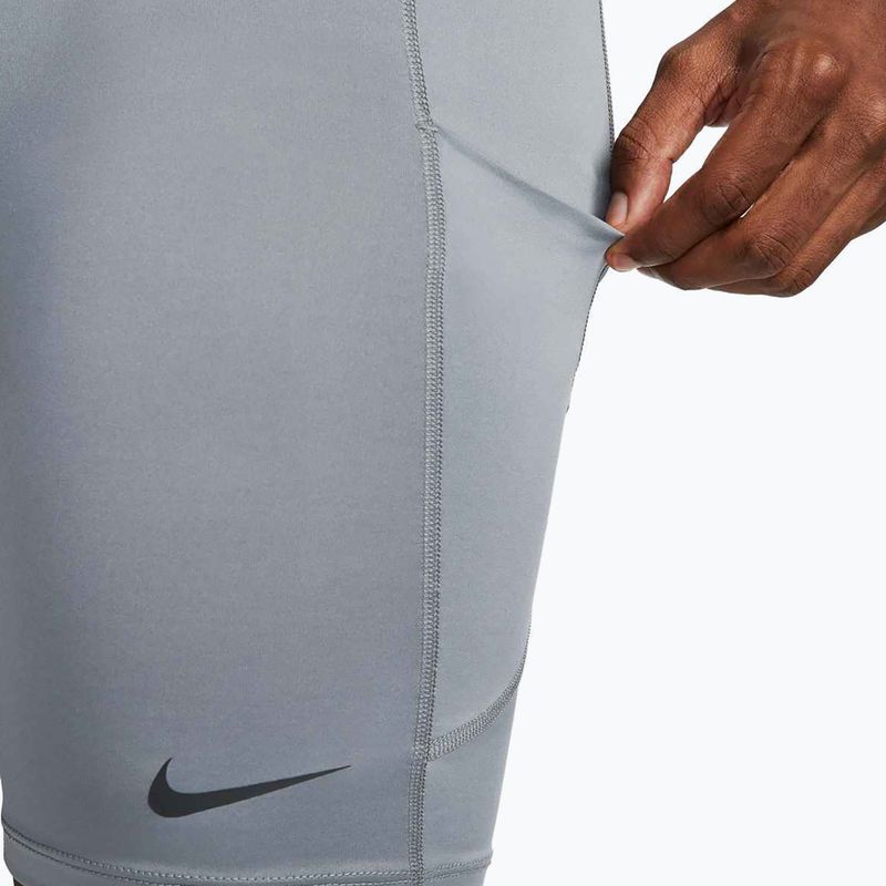 Menʼs training shorts Nike Pro Dri-Fit Fitness Long smoke grey/black 6
