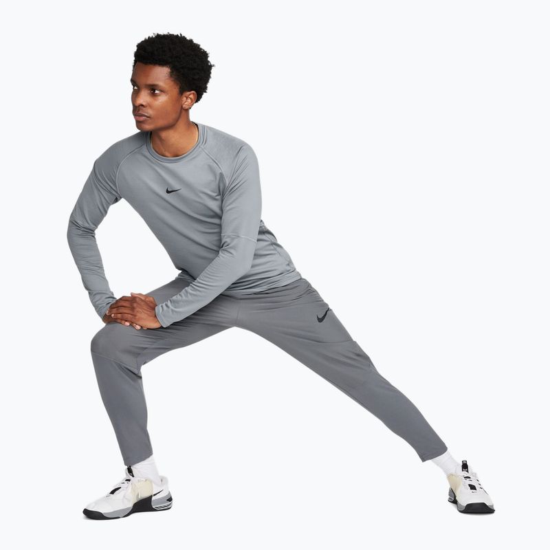 Men's training longsleeve Nike Pro Warm smoke grey/black 3