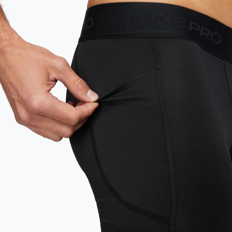 Men's training shorts Nike Pro Dri-Fit Brief 5" black/white 5