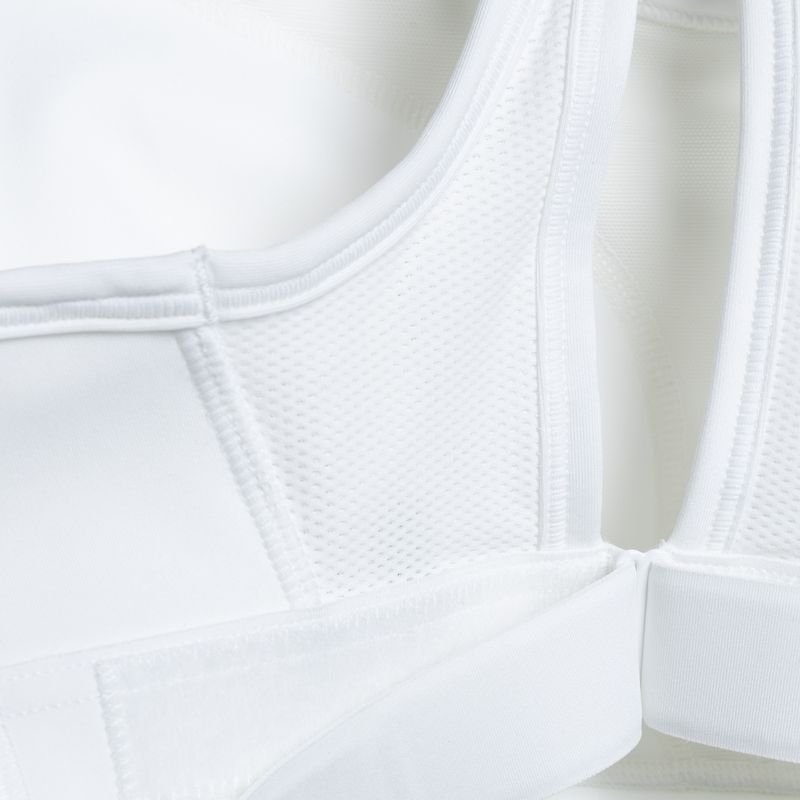 Nike Swoosh High Support training bra white/white/back 3