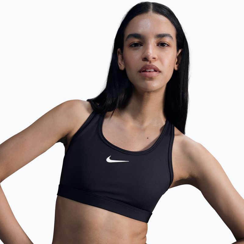 Nike Swoosh Medium Support training bra black/white 4