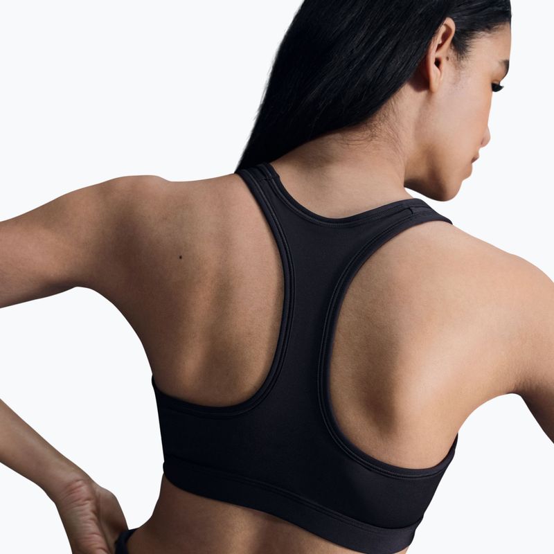 Nike Swoosh Medium Support training bra black/white 6