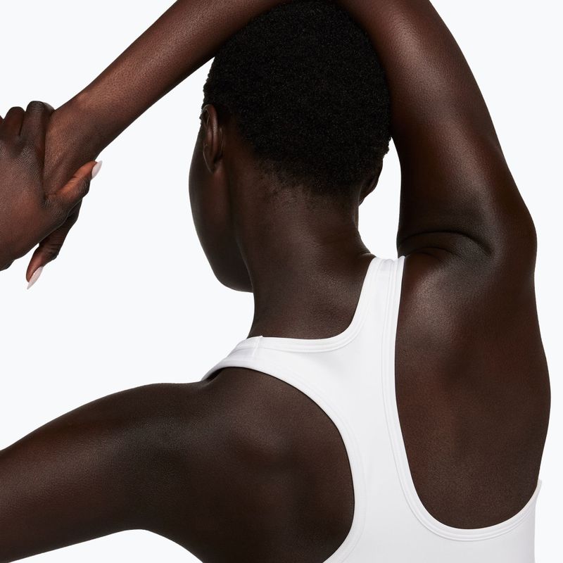 Training bra Nike Swoosh Medium Support white/stone mauve/black 4