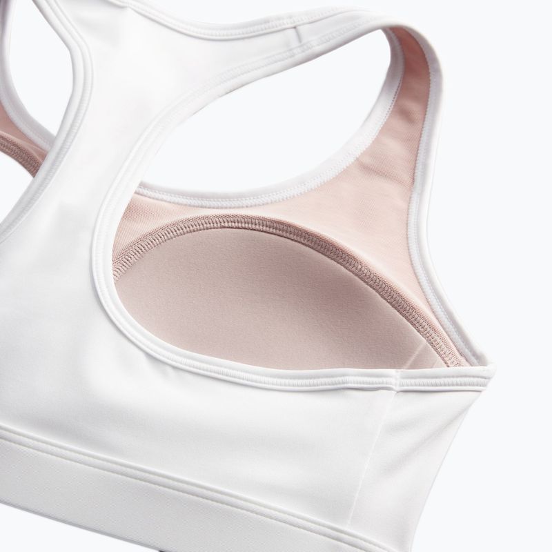 Training bra Nike Swoosh Medium Support white/stone mauve/black 7