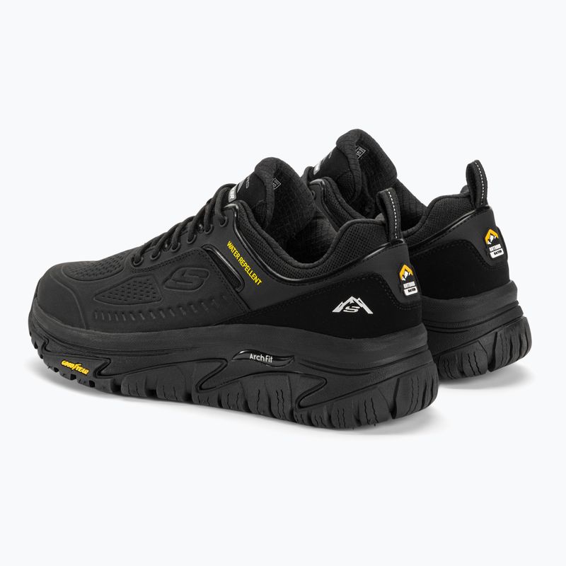 Men's trekking shoes SKECHERS Arch Fit Road Walker Recon black 3