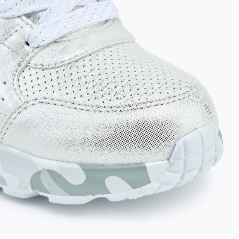 SKECHERS Uno Lite Camo Dazzle silver/grey children's shoes 7