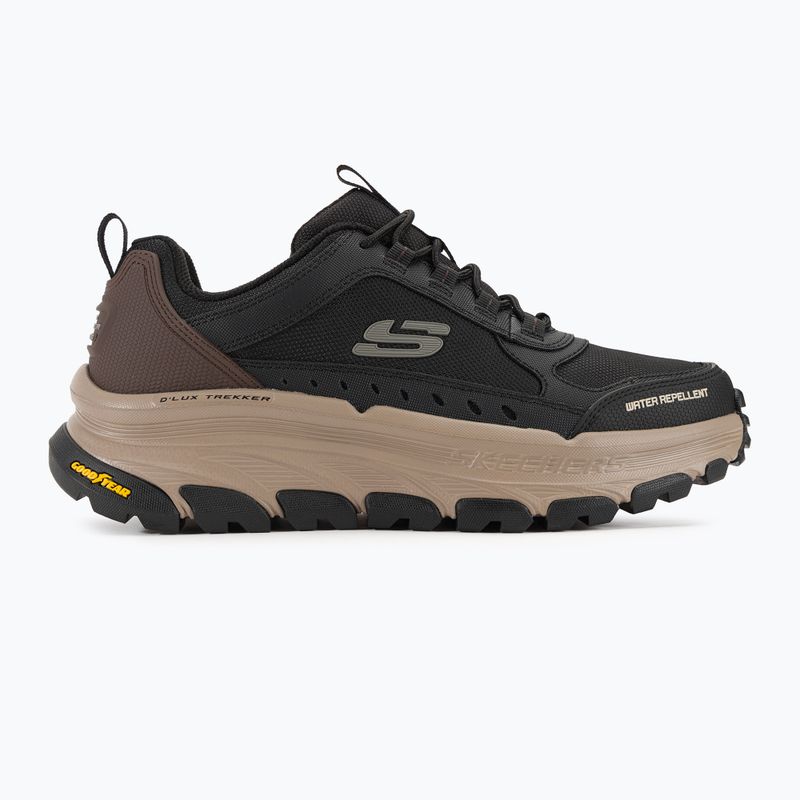 SKECHERS D'Lux Trekker men's trekking shoes black/natural 2