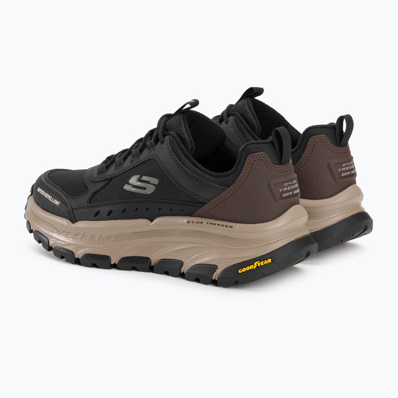 SKECHERS D'Lux Trekker men's trekking shoes black/natural 3
