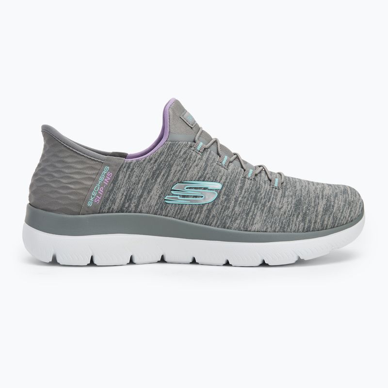 SKECHERS women's shoes Summits Dazzling Haze gray/mint 2
