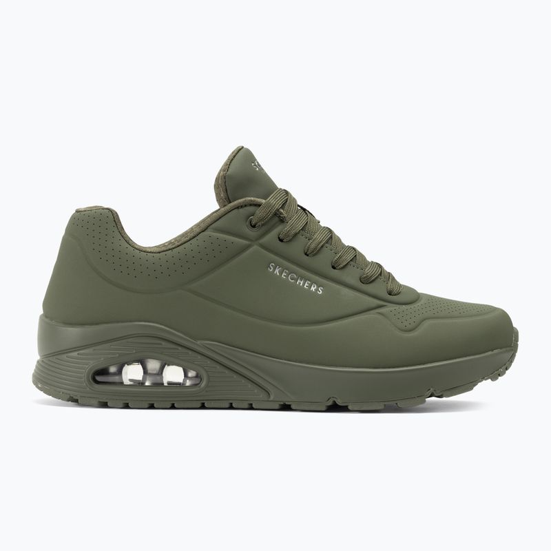 SKECHERS Uno Stand On Air olive men's shoes 3