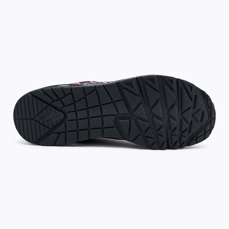 SKECHERS women's shoes Uno Dripping In Love black/pink 4